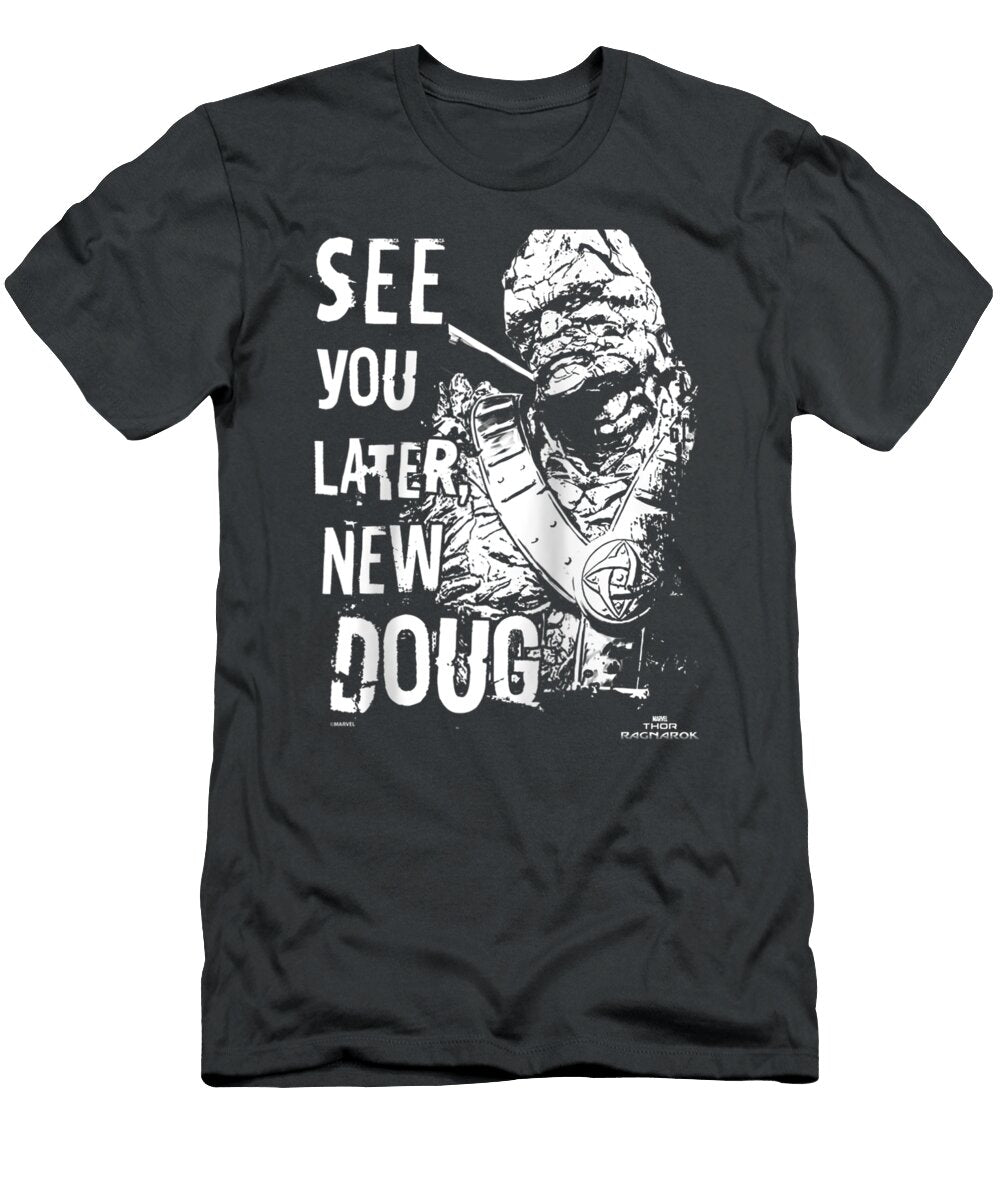 Marvel Thor Ragnarok See You Later New Doug Korg Portrait Raglan Baseball Rayank Hamdo T-Shirt