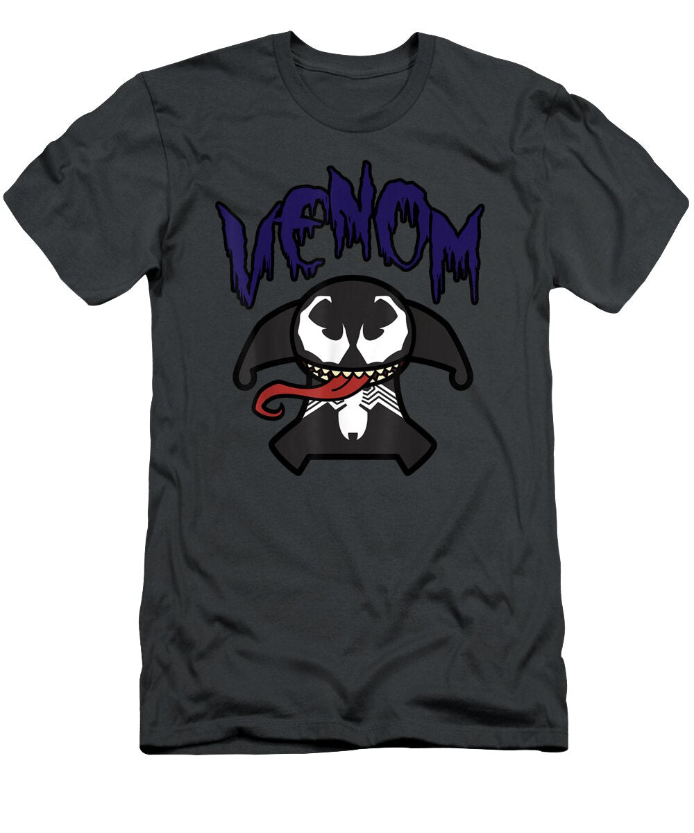 Marvel Venom Cute Kawaii Drippy Symbiote Graphic1 Allym Negan T-Shirt