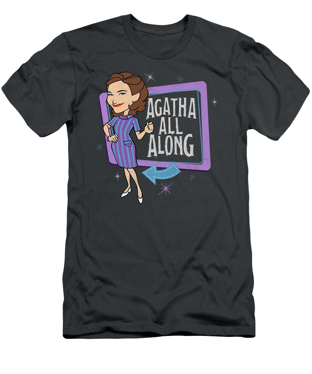 Marvel Wandavision Agatha All Along Retro Arya Gaia T-Shirt