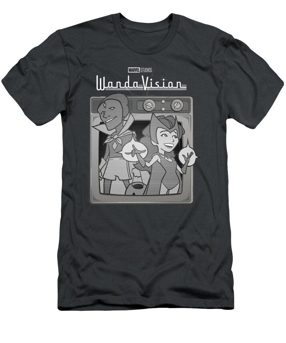 Marvel Wandavision Retro Cartoon Tv Logo Keegha Nyah T-Shirt