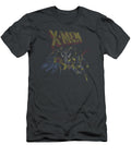 Marvel Xmen Group Shot Distressed Vintage Poster Quintn Yeira T-Shirt