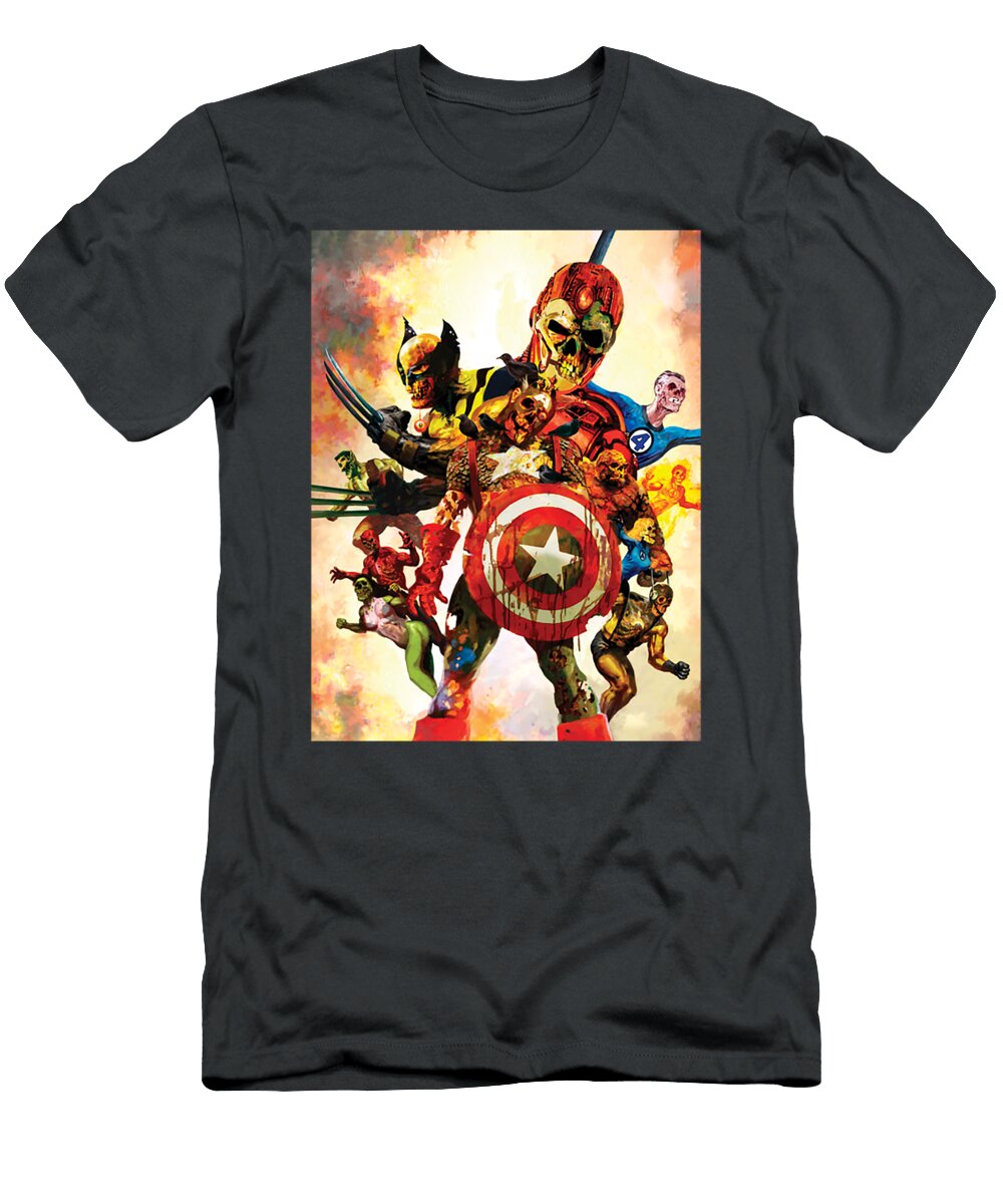 Marvel Zombies Group Shot Kade Milaa T-Shirt