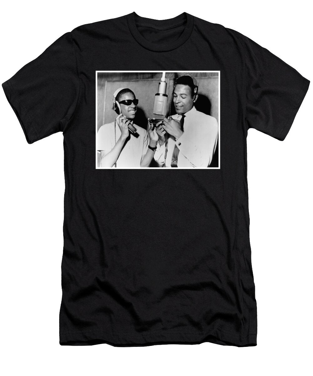 Marvin Gaye and Stevie Wonder Cynthia Pottorff T-Shirt