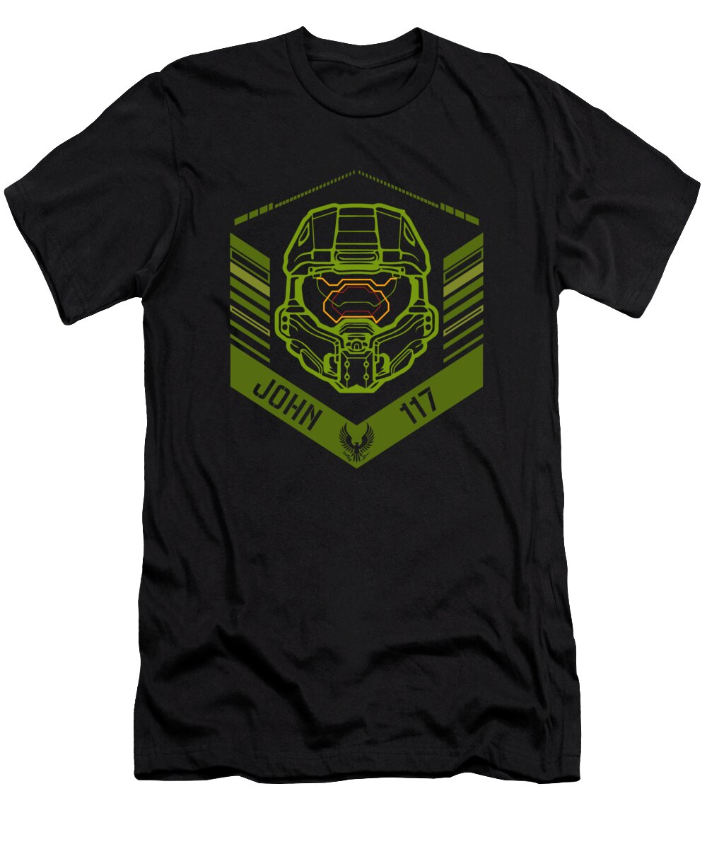 Master Chief Spartan John 117 Kirania Finest T-Shirt