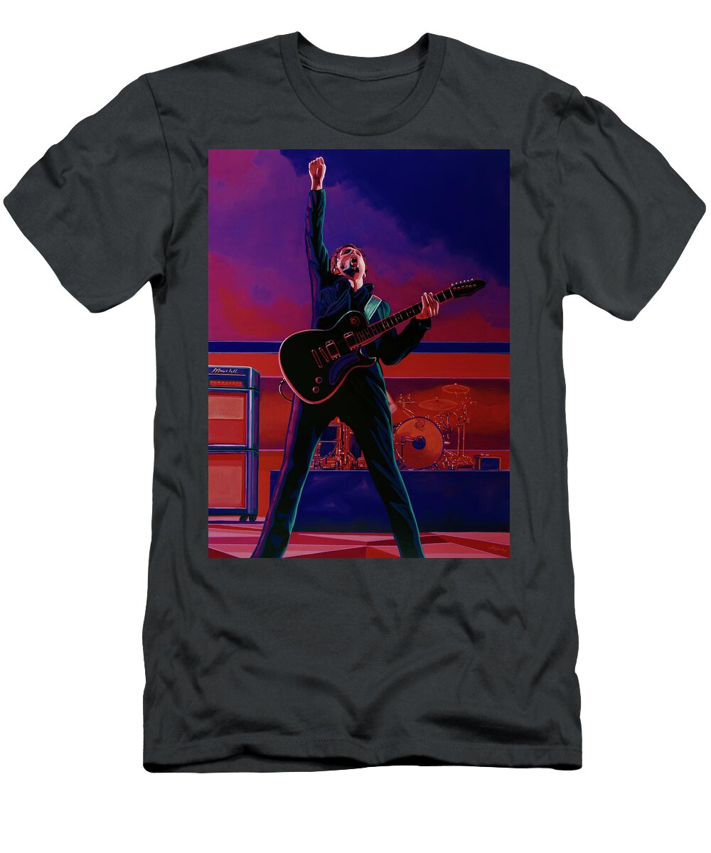 Matthew Bellamy in Muse Painting Paul Meijering T-Shirt