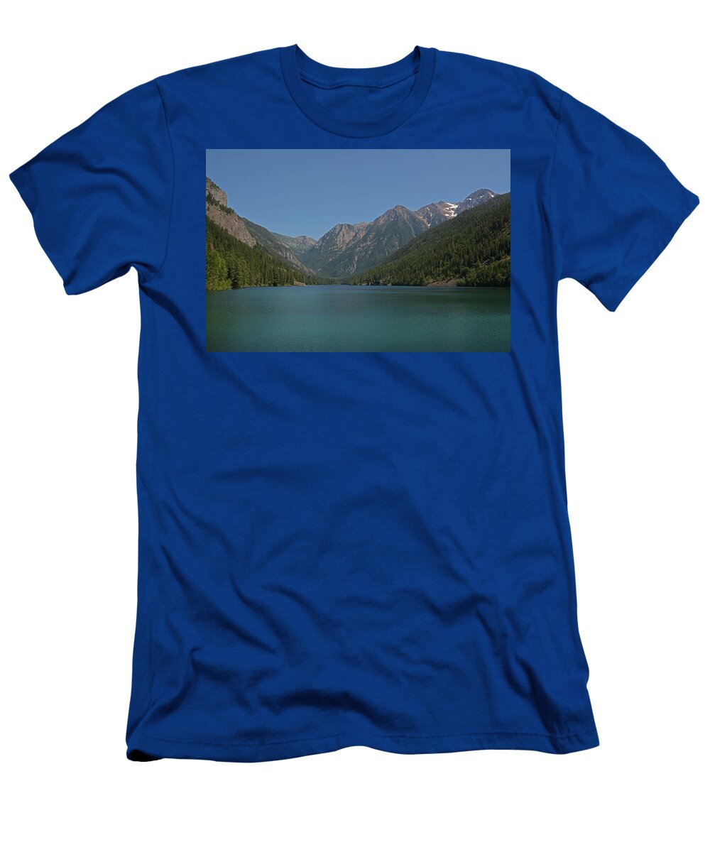 Mcdonald Lake Ronan Montana Whispering Peaks Photography T-Shirt