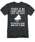 Melodic Love Celebrate the Unforgettable Bond Between a Man and His Piano Awesome Store T-Shirt
