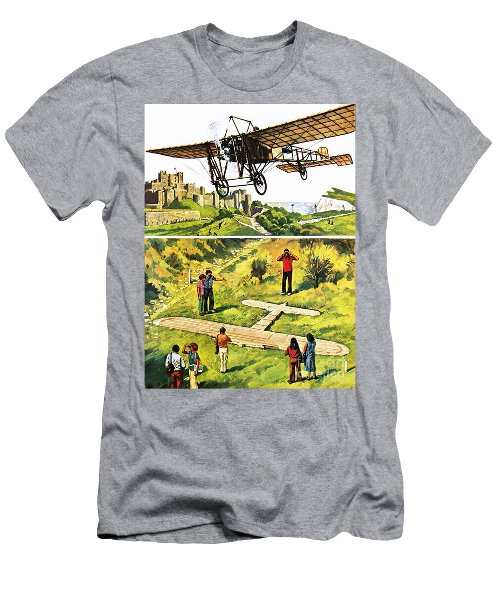Memorial to Louis Bleriots Flight Across the Channel in 1909 Harry Green T-Shirt