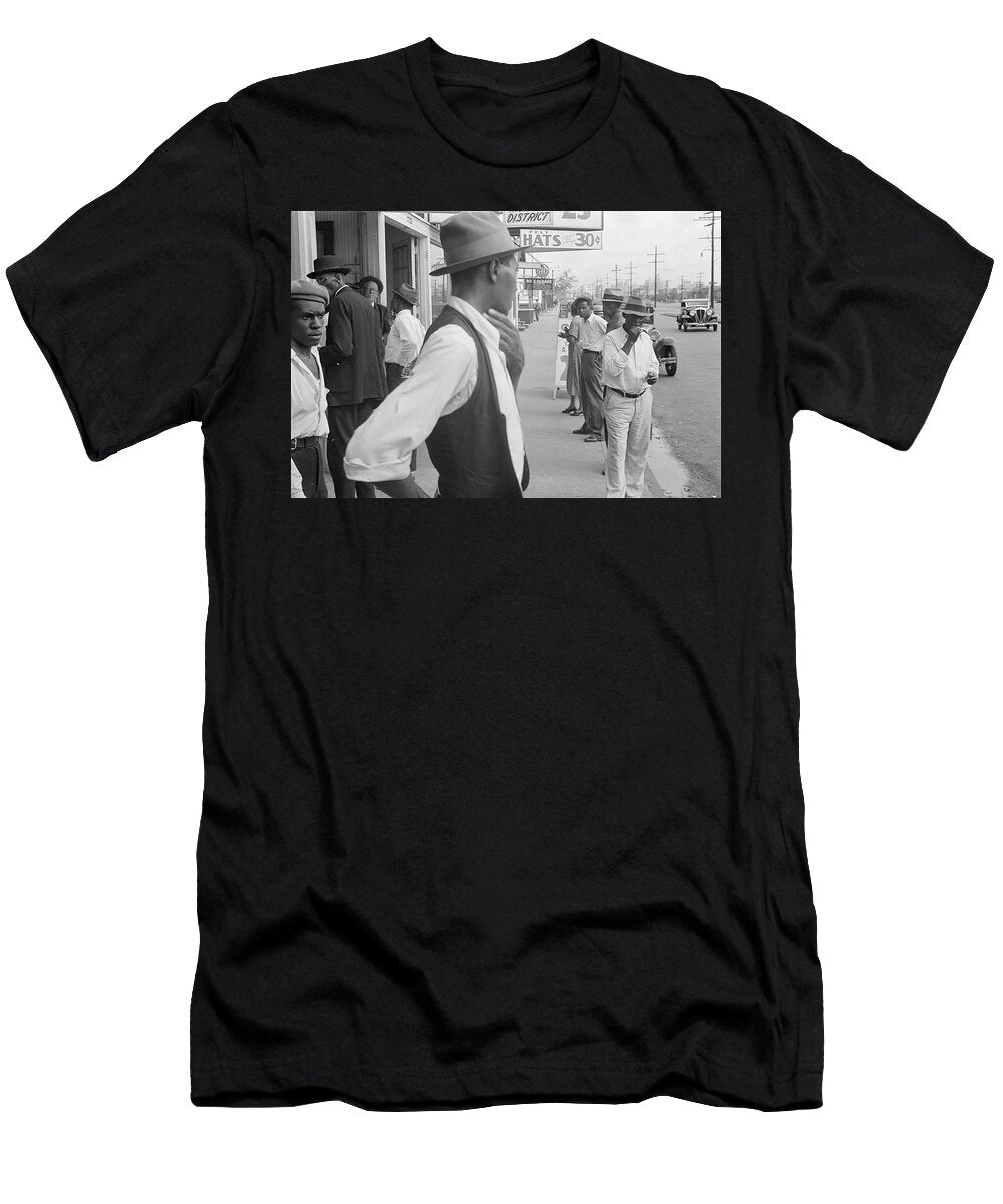 Men Conversing on a City Street Ben Shahn Ben Shahn T-Shirt