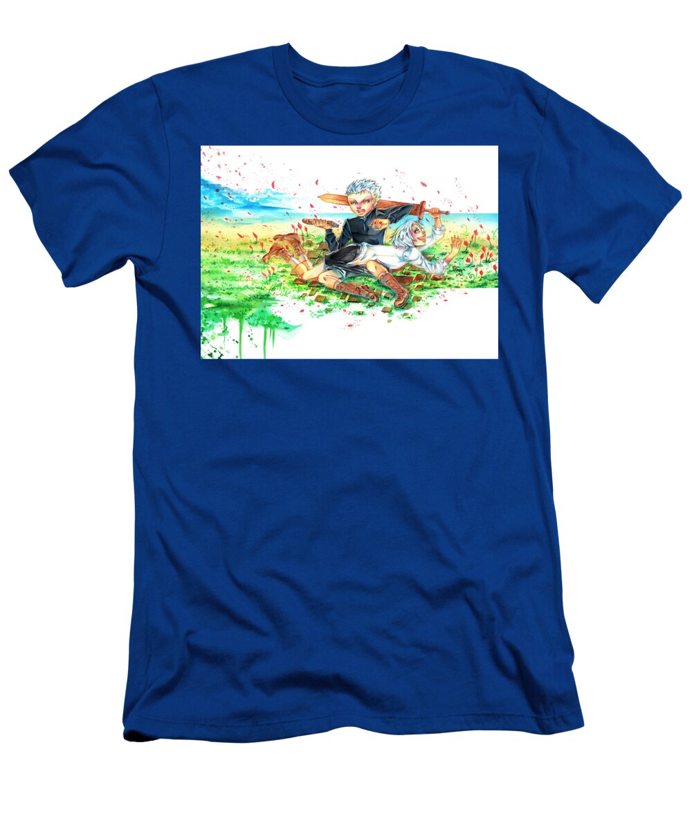 Mens Funny Action Devil Adventure Game May Cry Gift for Fans Mizorey T-Shirt
