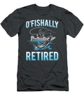 Mens Funny Ofishally Retired for Retired Fishing Men Kuba Axel T-Shirt