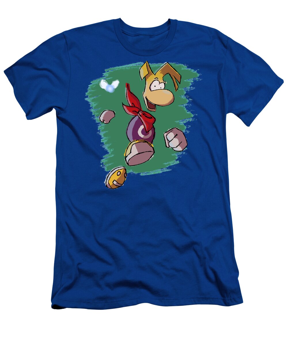 Mens Funny Rayman Full Douxie Grimo T-Shirt