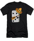 Mexican Train Dominoes Funny with Guitar and Sombrero Print Noirty Designs T-Shirt