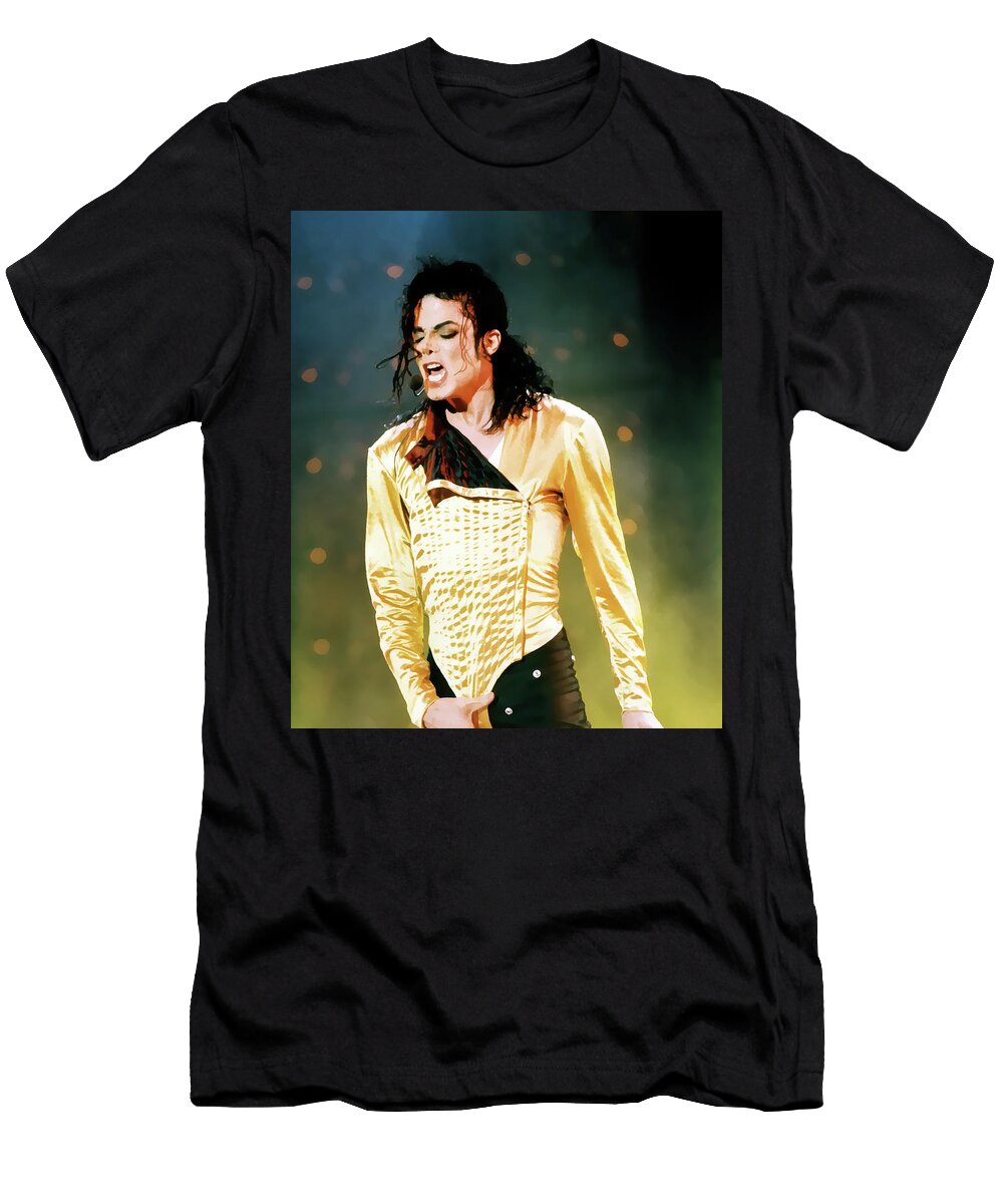 Michael Jackson on Stage Elaine Plesser T-Shirt