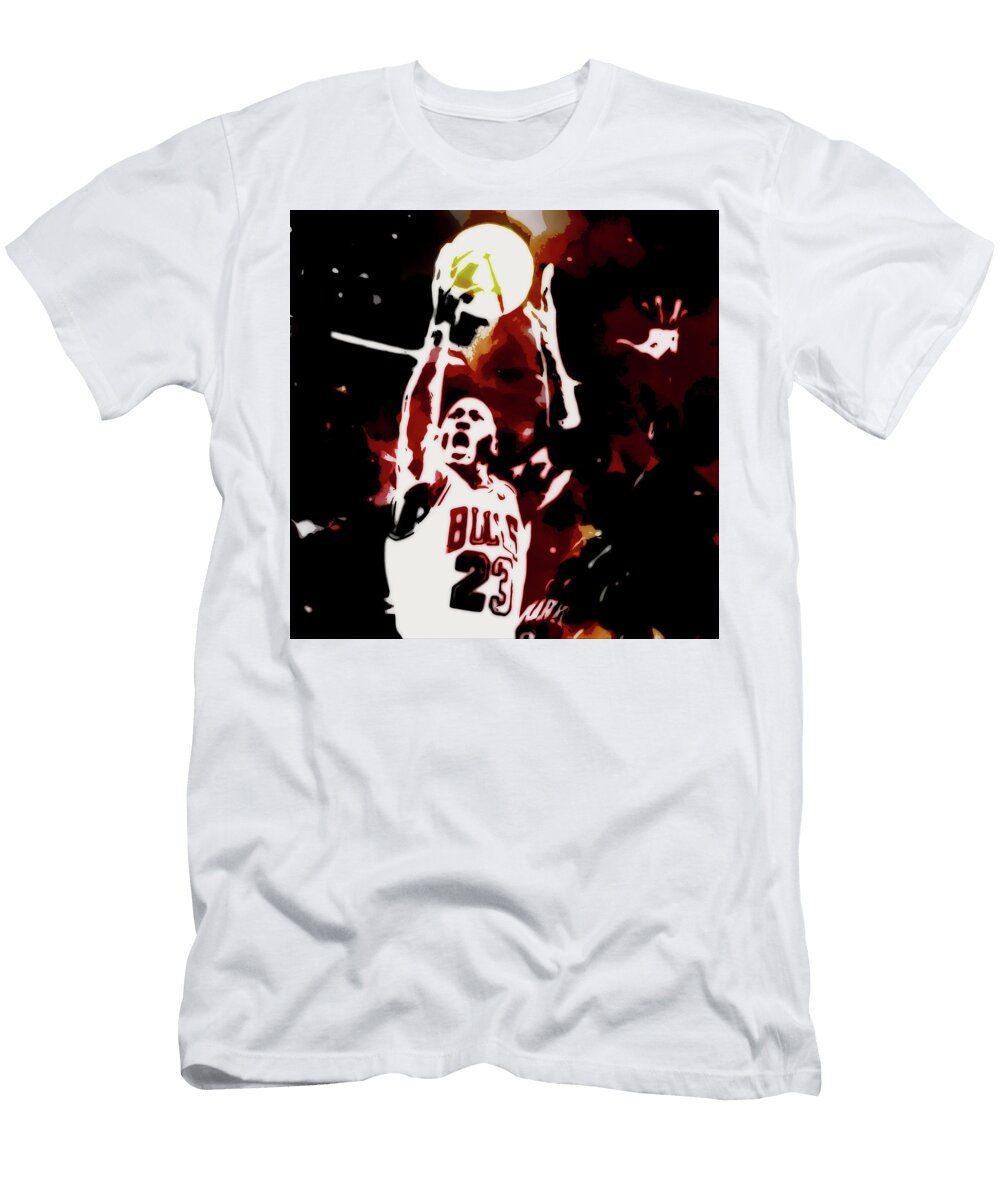 Michael Jordan Finger Roll Brian Reaves T-Shirt