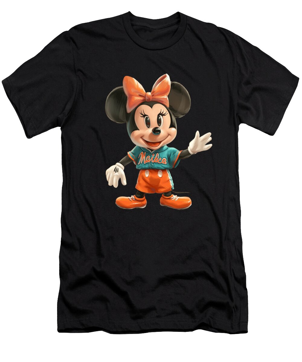 Micky Mouse Vs Miami Marlins Logo Who Will Reign Supreme Rush T-Shirt