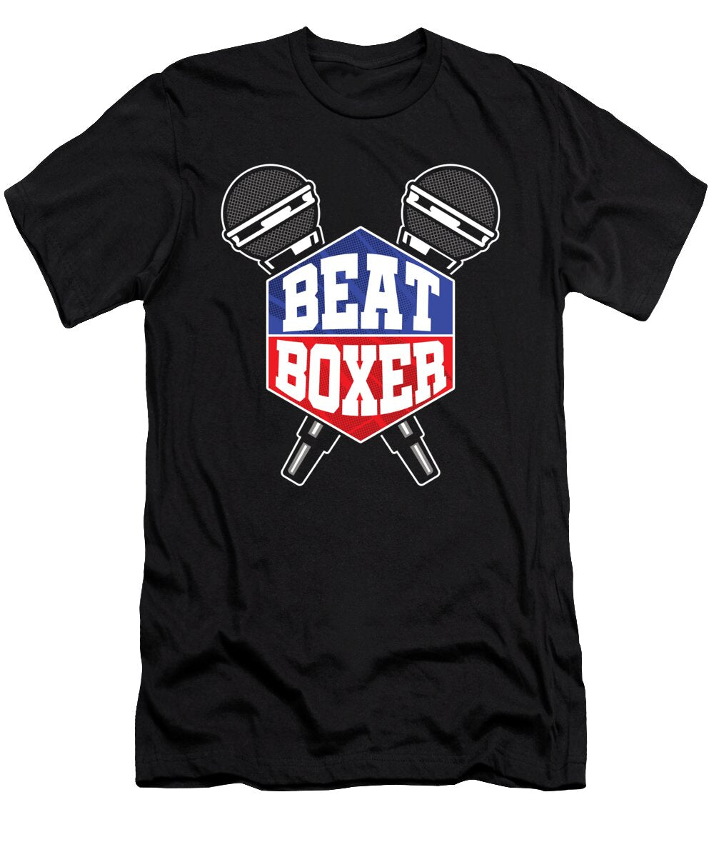 Microphone Beatboxer Rap Hiphop Beatboxing DJ Gift Thomas Larch T-Shirt