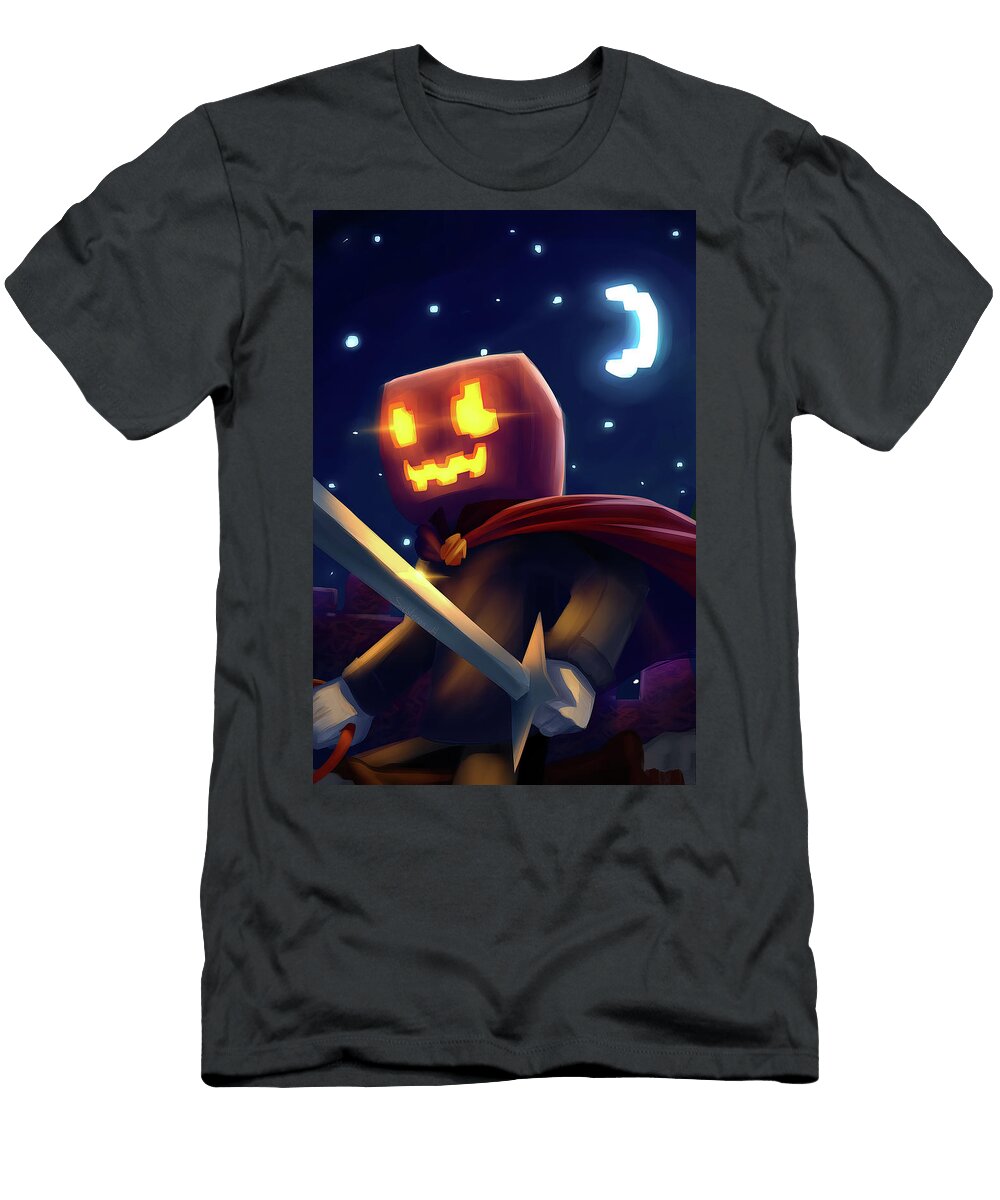 Minecraft Headless Horseman Jack Raven T-Shirt