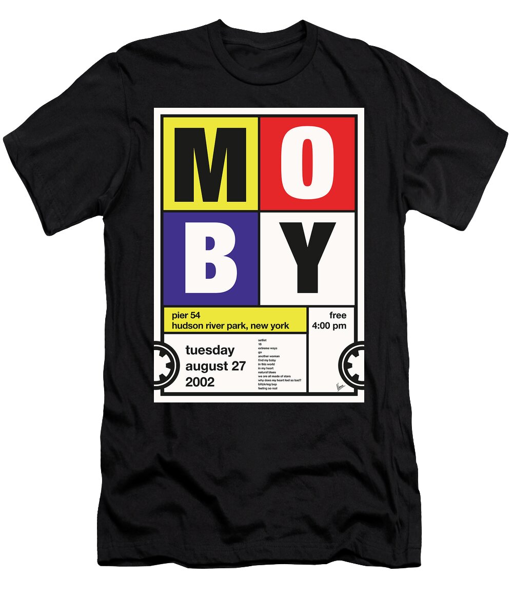 Moby Concert August 27 2002 Beats Minimalz T-Shirt