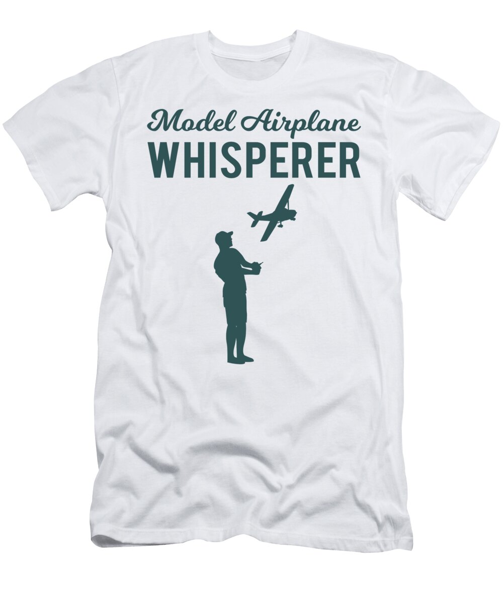 Model Airplane Whisperer Model Maker Gift John Romeo T-Shirt