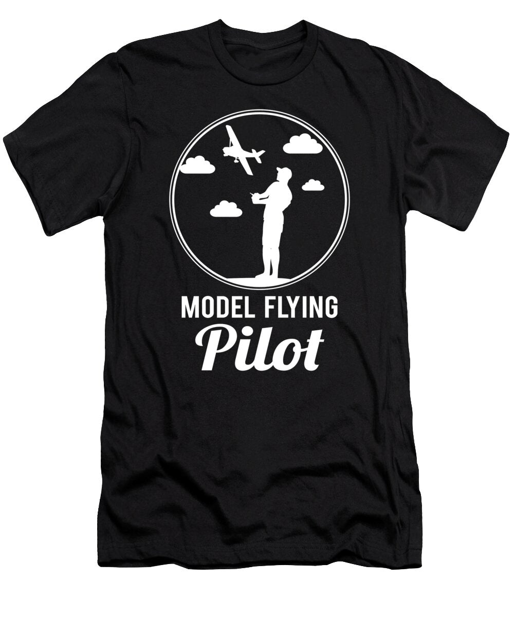 Model Flying Pilot Modeler Airplane Gift John Romeo T-Shirt