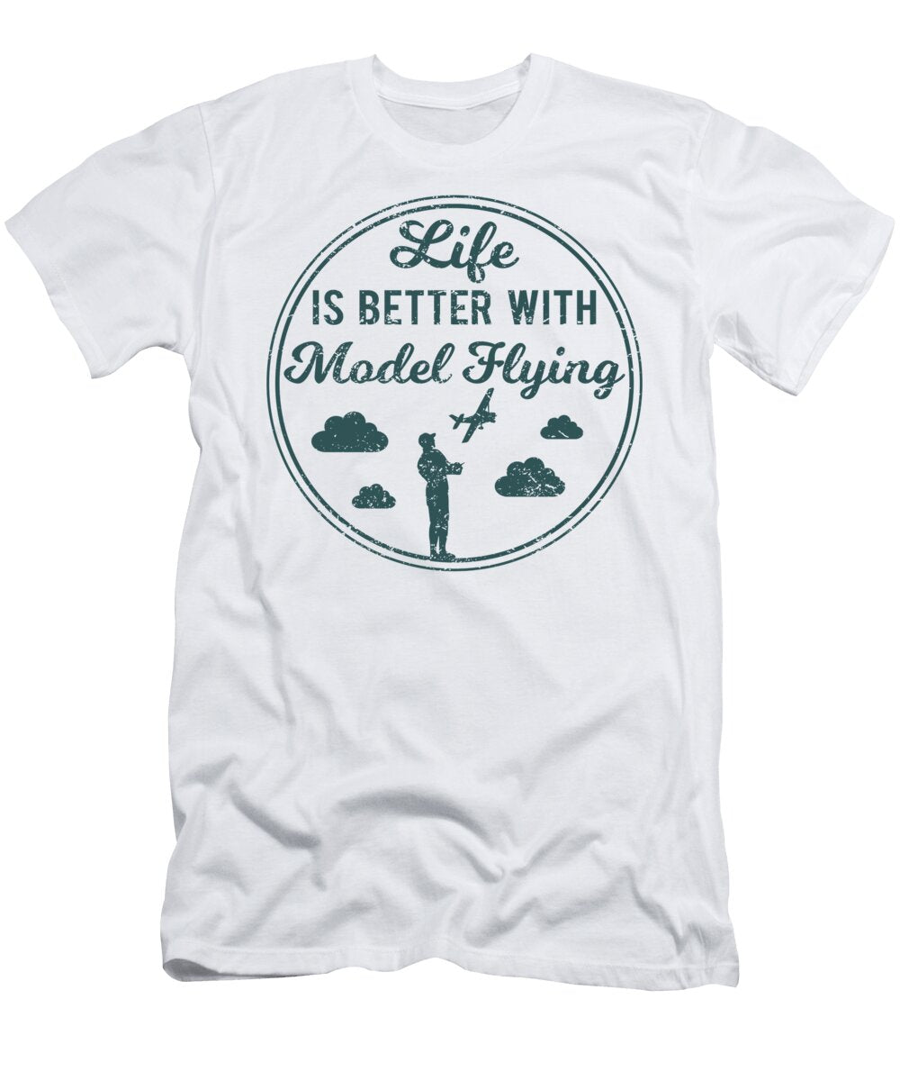 Model Flying Saying Model Builder Retro Gift John Romeo T-Shirt