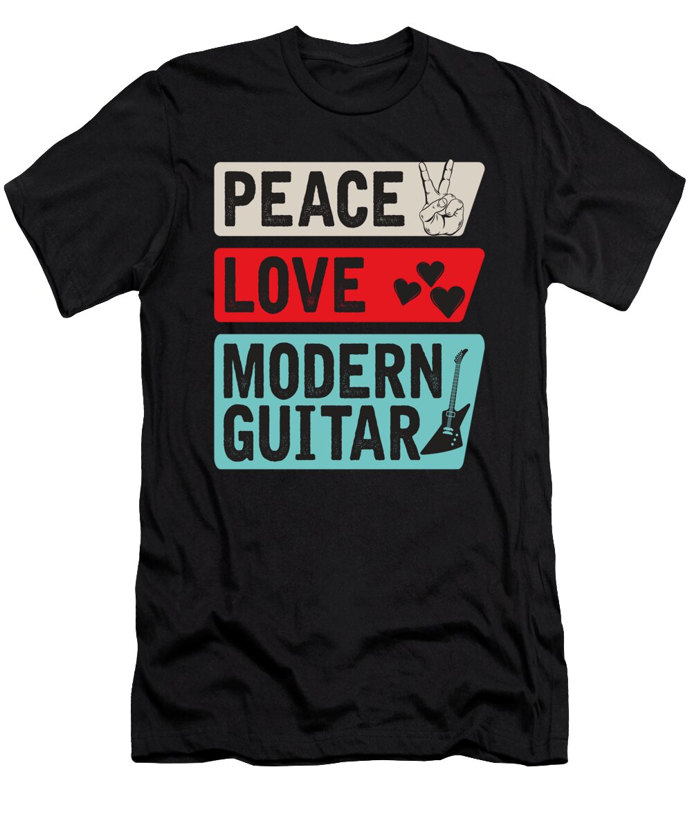 Modern Guitar Instrument Spanish Guitar Tenshirt T-Shirt