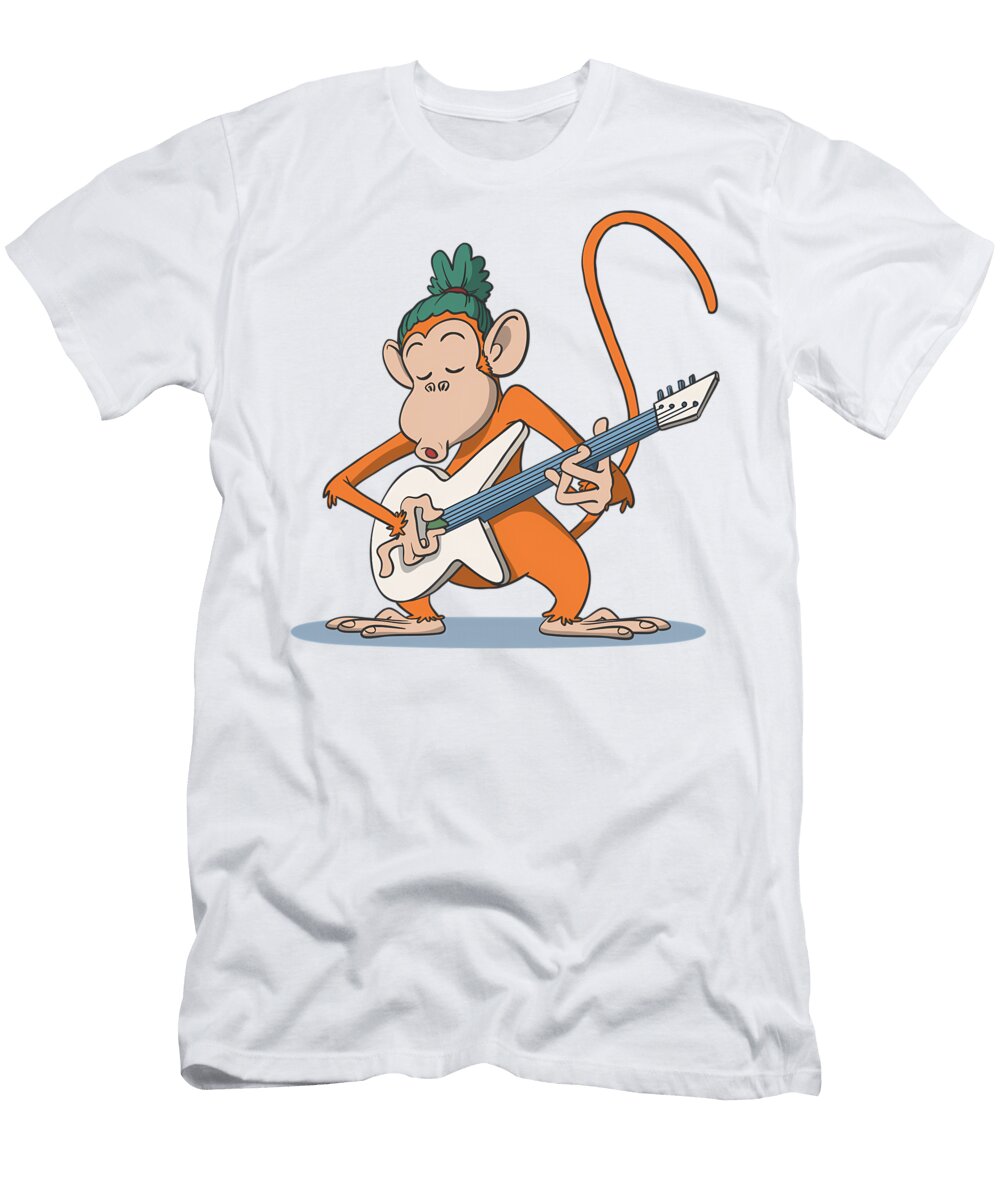 Monkey Plays Guitar Quang Vu T-Shirt