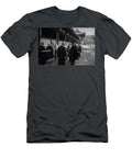 Monks Conversing in a Temple Courtyard David Bearden T-Shirt