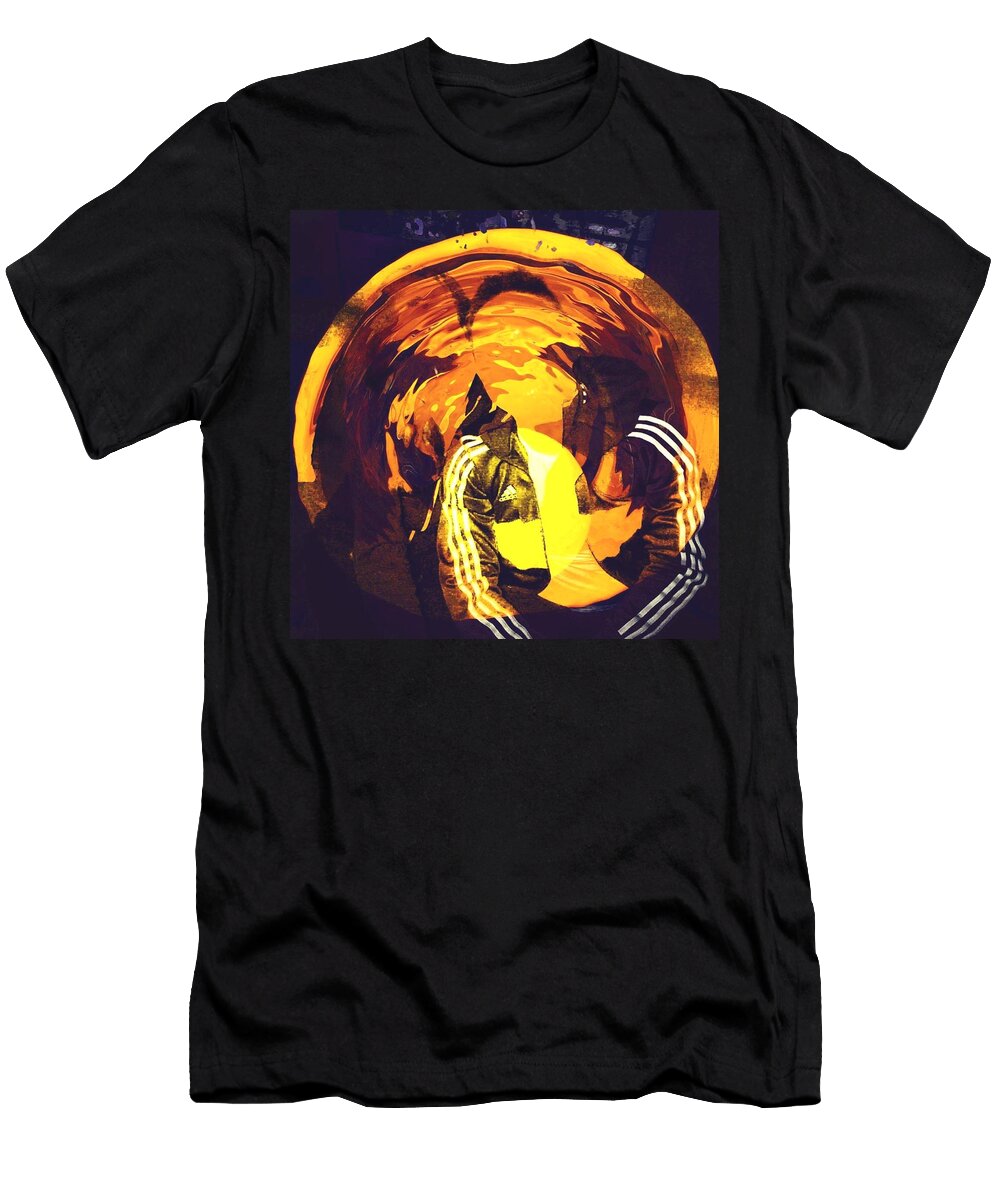 Moon Bowl Mashup Steve Swindells T-Shirt
