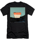 Morning Coffee Serenity American Modernism Unveiled in Minimalist Hues Olfactoart Studio T-Shirt