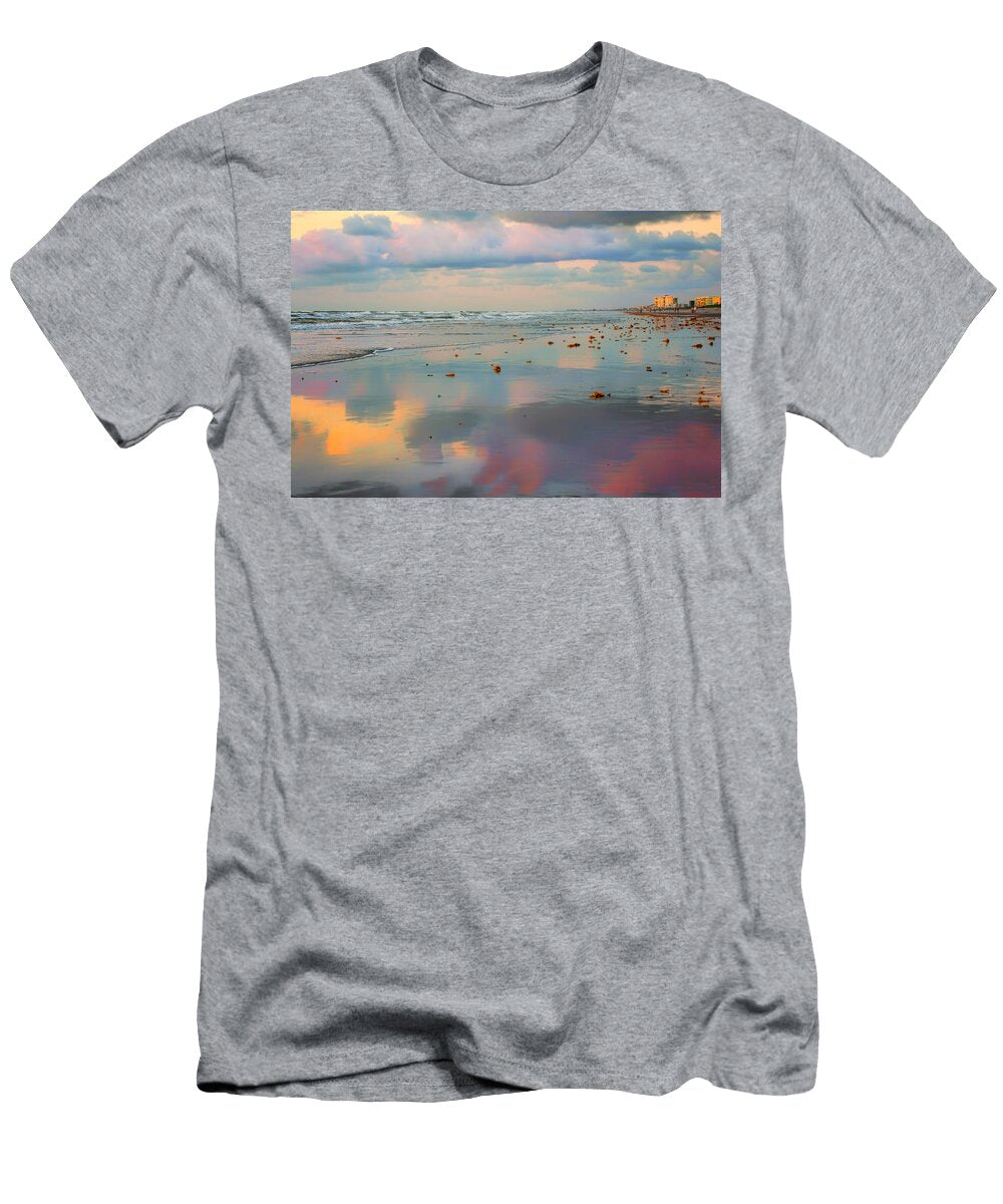 Morning Light 2 Reflections Cocoa Beach Nikolyn Mcdonald T-Shirt