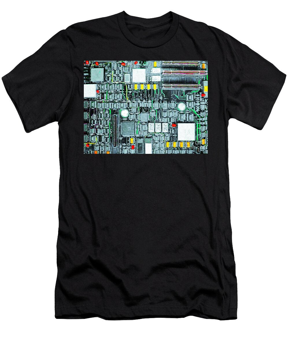 Motherboard Abstract 20130716 Wingsdomain Art and Photography T-Shirt