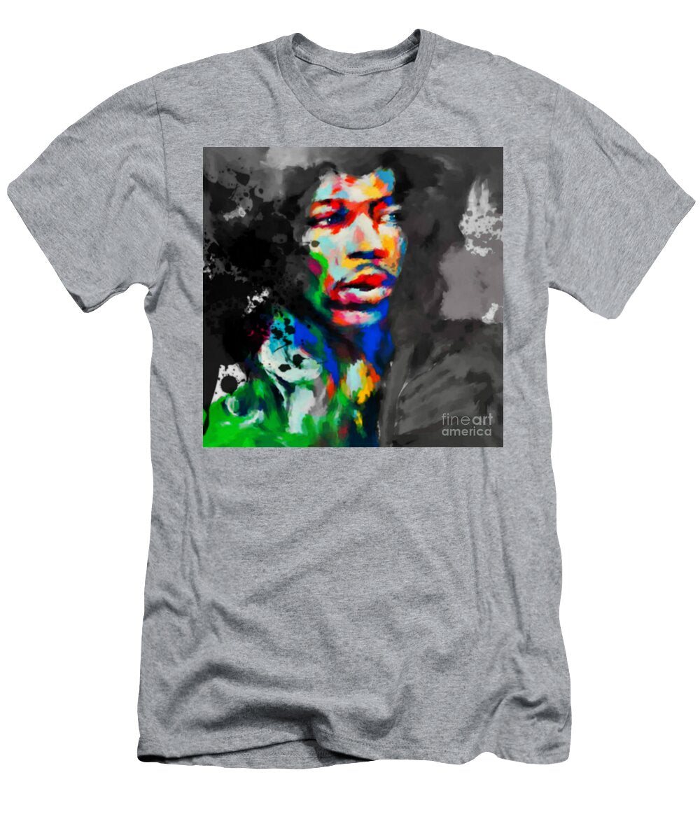 Motiv Jimi Portrait Hendrix Blurred Game Felix Von Altersheim T-Shirt