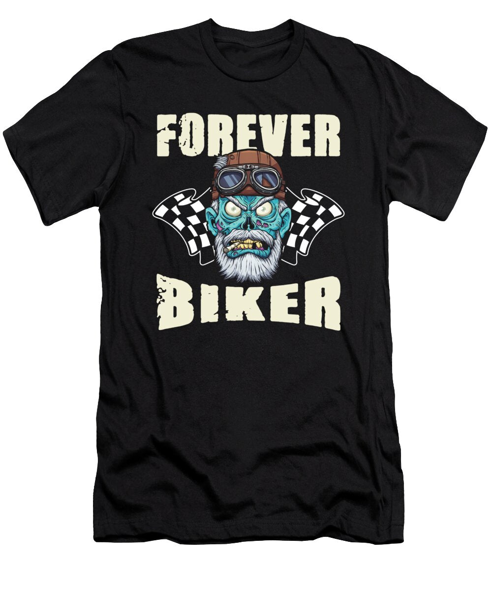 Motocross Retired Dirt Riders Racers Motorcycle Veteran Gift Forever Biker Thomas Larch T-Shirt