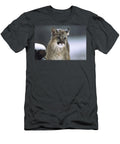 Mountain Lion Cub in Snow Montana Tim Fitzharris T-Shirt