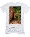 Mountain Lion Emerges Dean Hueber T-Shirt