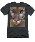 Mountain Lion Face Running Brook Galleries T-Shirt