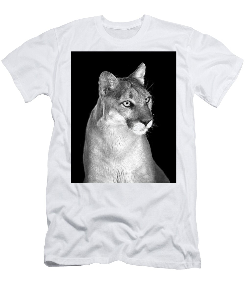 Mountain Lion Monochrome Douglas Taylor T-Shirt