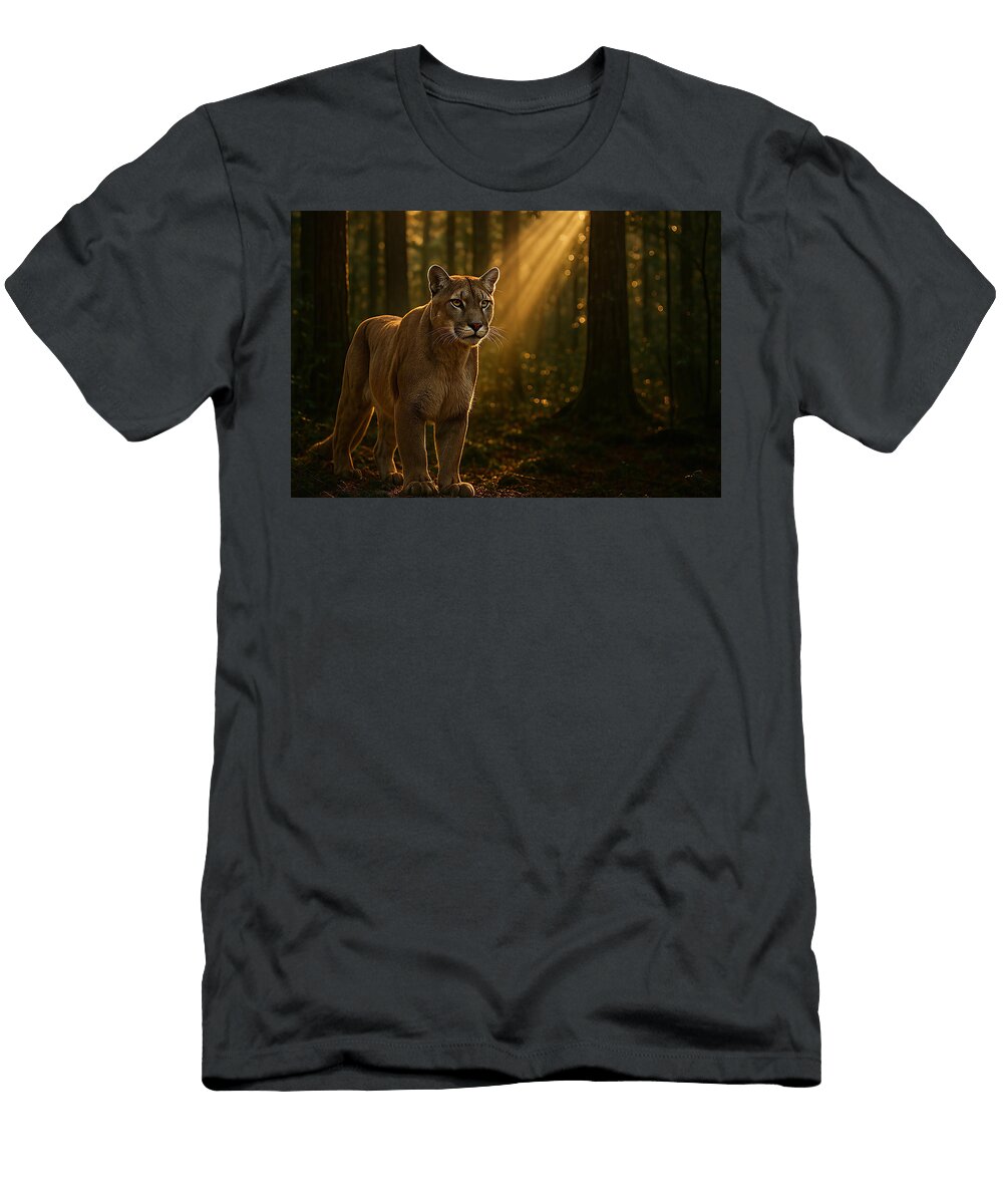 Mountain Lion Nature Series David Dehner T-Shirt