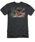 Mountain Lion on Hillside Running Brook Galleries T-Shirt