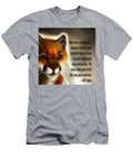 Mountain Lion Puma Catamount Painter Text Floyd Snyder T-Shirt