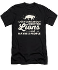 Mountain Lions I Just Care About Mountain Lions Noirty Designs T-Shirt