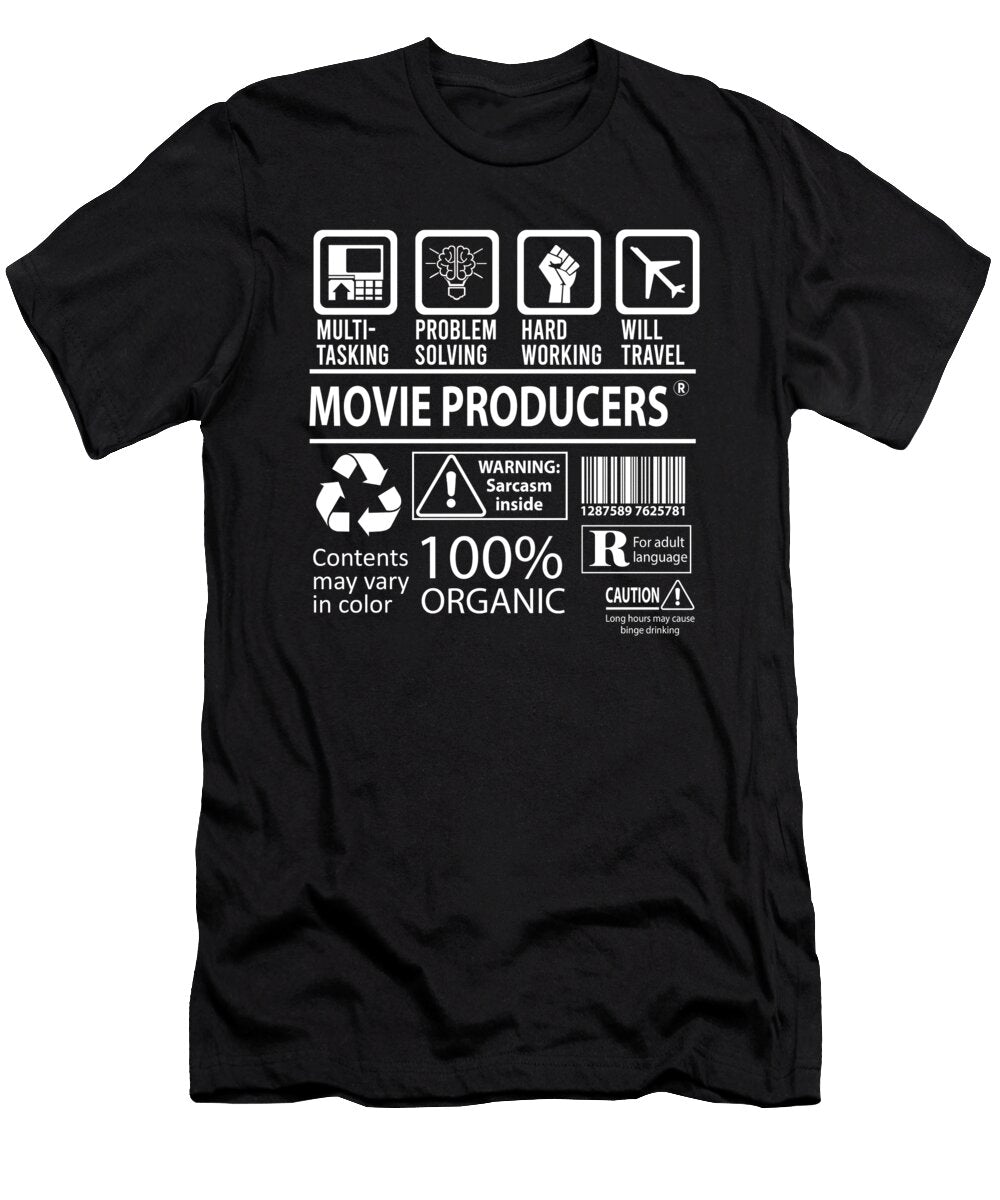 Movie Producers Multitasking Job Title Gift Item Shi Hu Kang T-Shirt