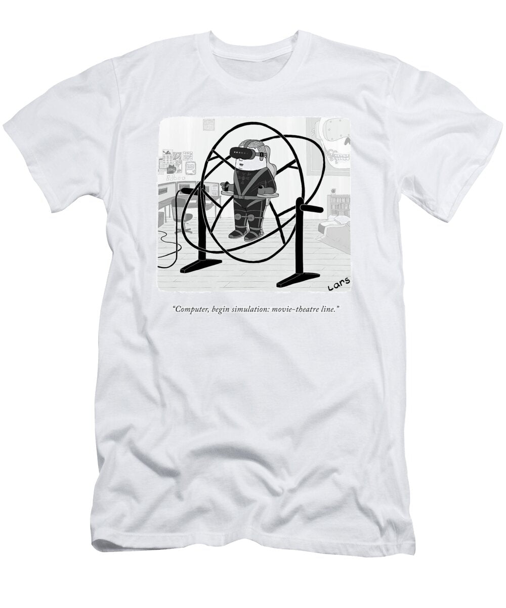 Movie Theatre Line Lars Kenseth T-Shirt