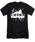 Music Cat Playing on Piano Musical Musician Shirtom T-Shirt