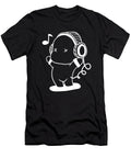 Music Headphone Funny Happy Little Man Tune Gift Michael Praxmarer T-Shirt