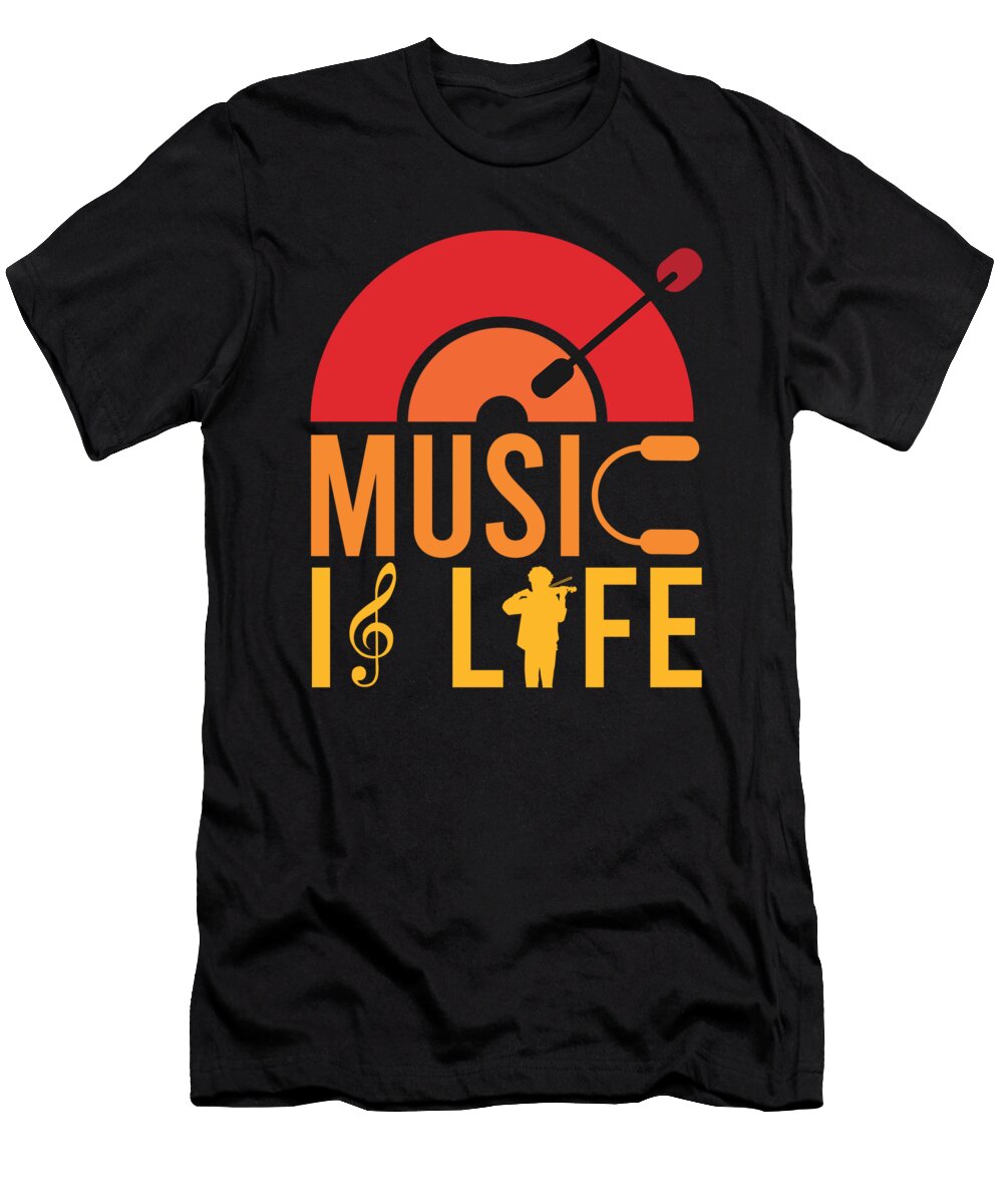 Music Is Life Me T-Shirt