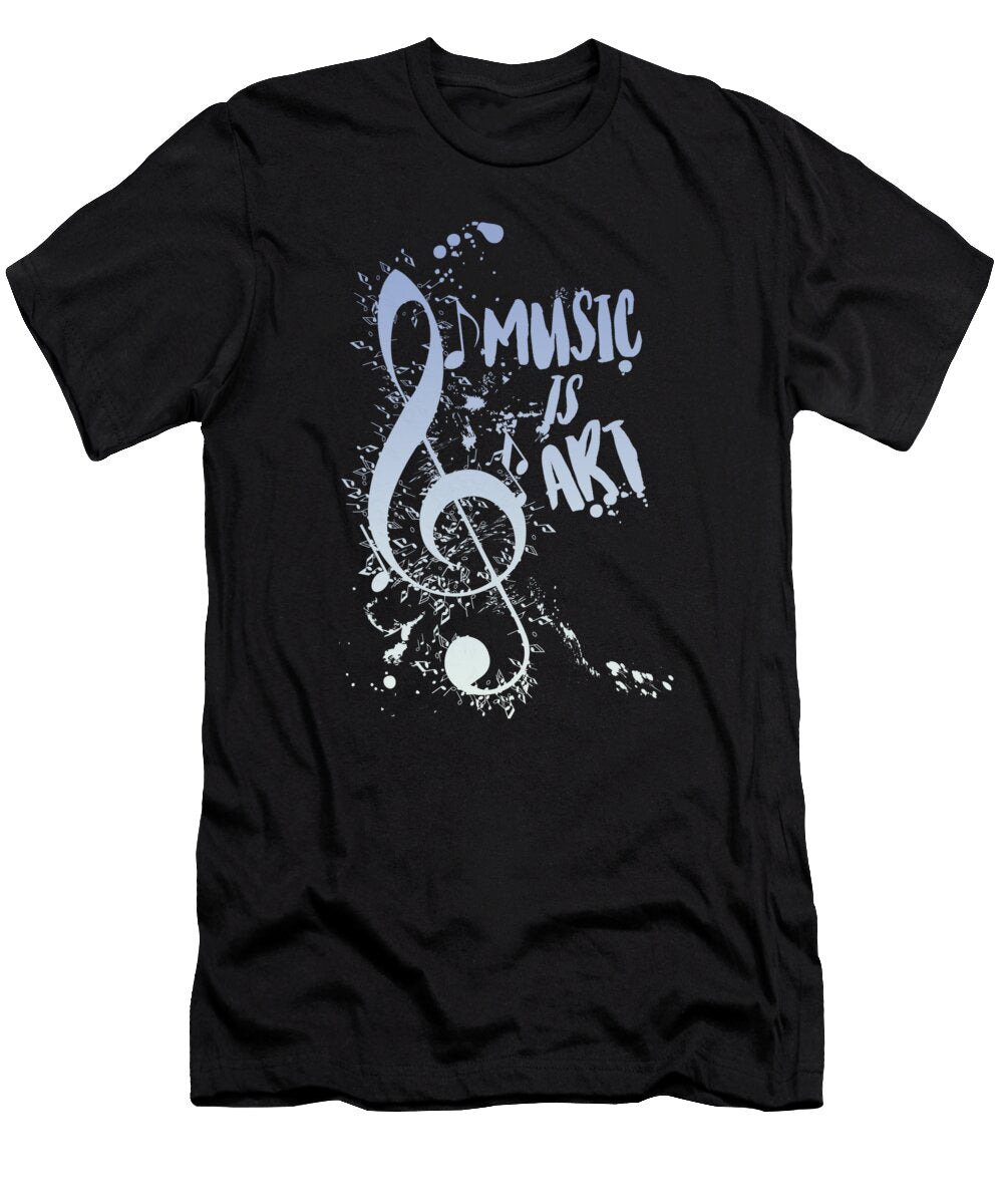 Music Is Life Music Is Art Music Is Art Paulo Silveira T-Shirt