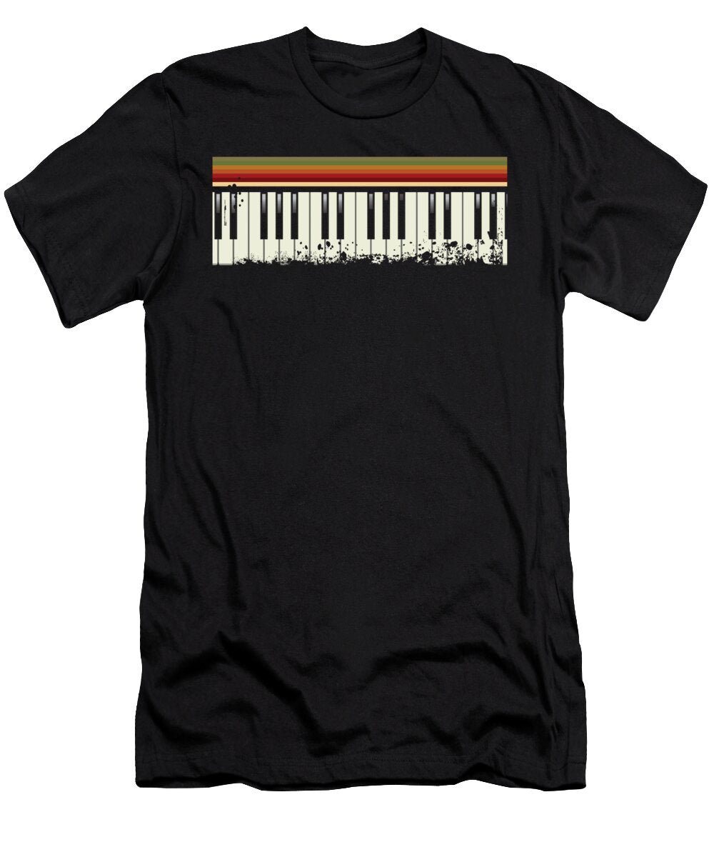 Music Musicians Pianist Keyboards Music Notes Musical Gift Thomas Larch T-Shirt